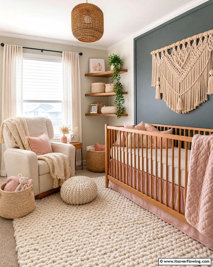 Soft and Textured Fabrics - 21 Baby Room Ideas for Safe and Stimulating Nurseries