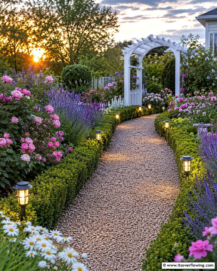 Solar Pathway Lights for Eco Friendly Illumination - 25 Backyard Lighting Ideas to Illuminate Your Outdoor Space
