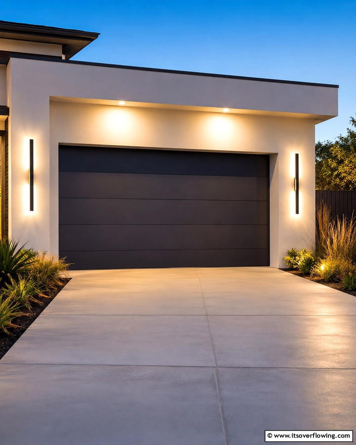 Solar Powered Lights for Eco Friendly Illumination - 25 Exterior Garage Lighting Ideas to Illuminate Your Home