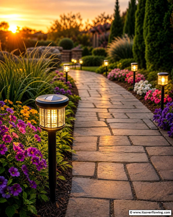 Solar Powered Pathway Lights - 20 Pathway Lighting Ideas to Illuminate Your Garden