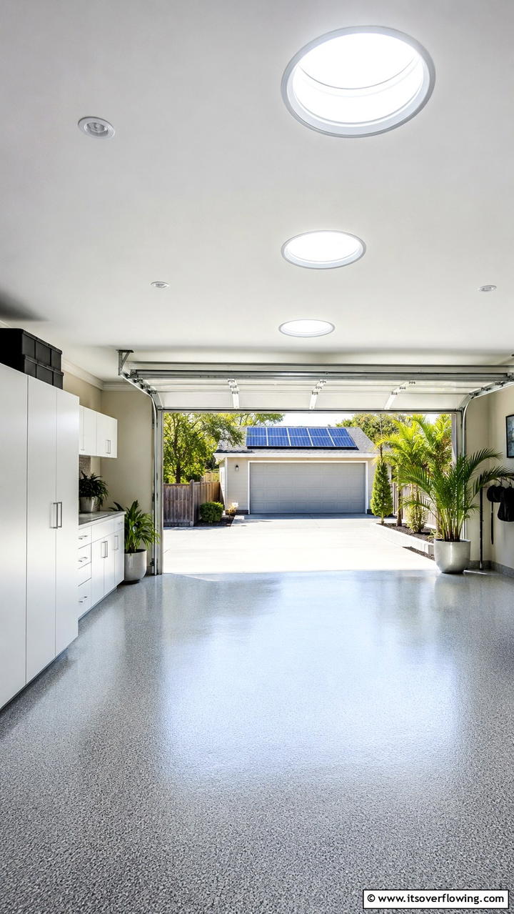 Solar Powered Skylight Solutions - 30 Garage Lighting Ideas for Bright, Functional Spaces