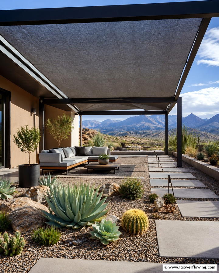 Solar Shade Cloth - 25 Pergola Cover Ideas for Stylish Outdoor Living Spaces