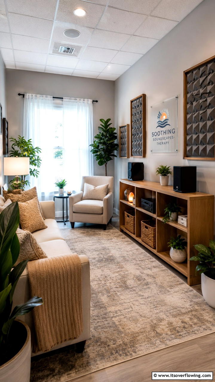Soothing Soundscapes - 21 Calming Therapist Office Decor Ideas for a Serene Environment