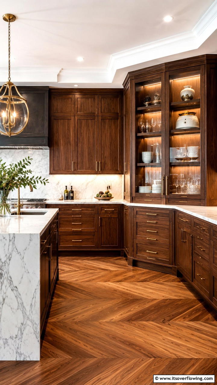 Sophisticated Luxury Cabinet Features - 30 Corner Cabinet Ideas to Maximize Storage in Any Room
