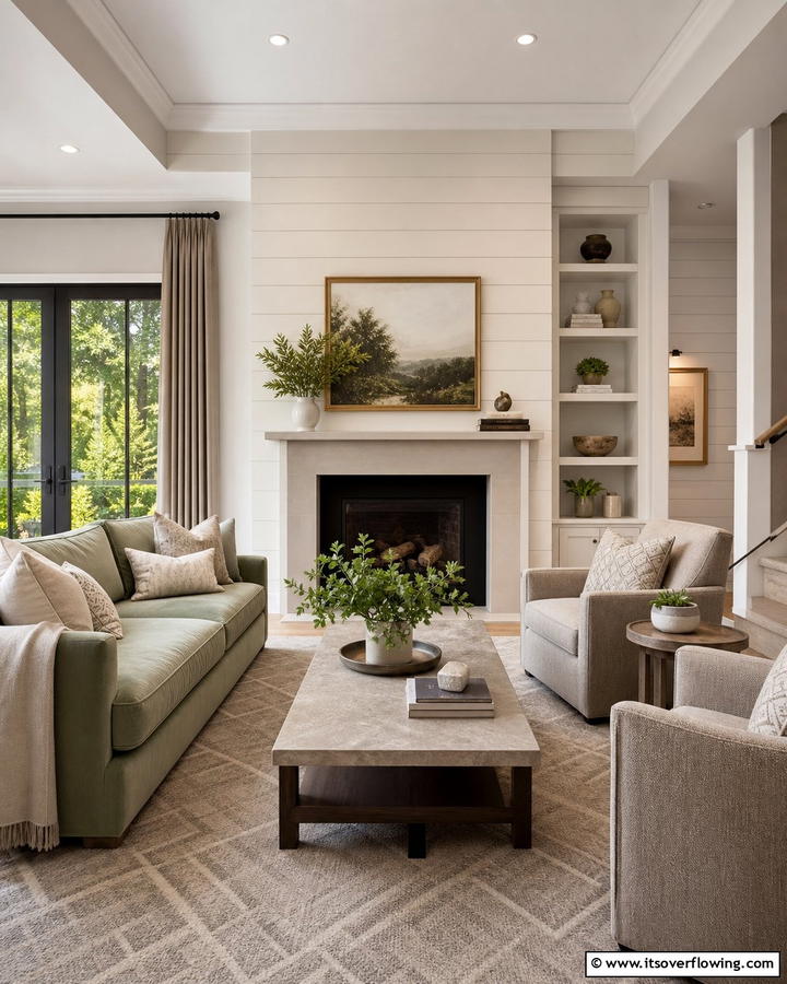 Sophisticated Shiplap Retreat - 21 Shiplap Fireplace Design Ideas to Cozy Up Your Home