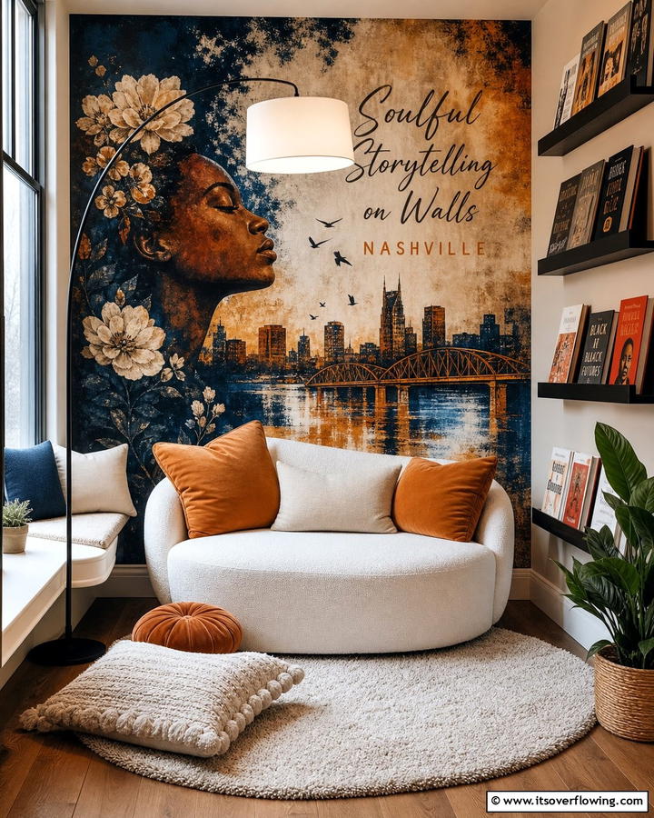Soulful Storytelling on Walls - 21 Nashville Mural Ideas to Inspire Your Home Art
