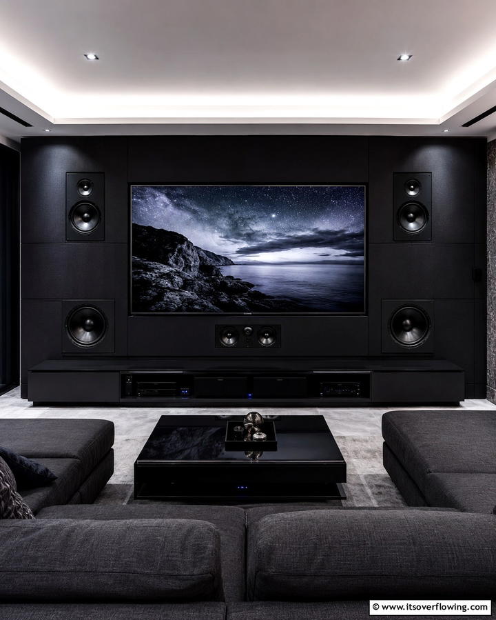 Sound System for Entertainment - 30 Sophisticated Cigar Room Designs for Luxurious Relaxation