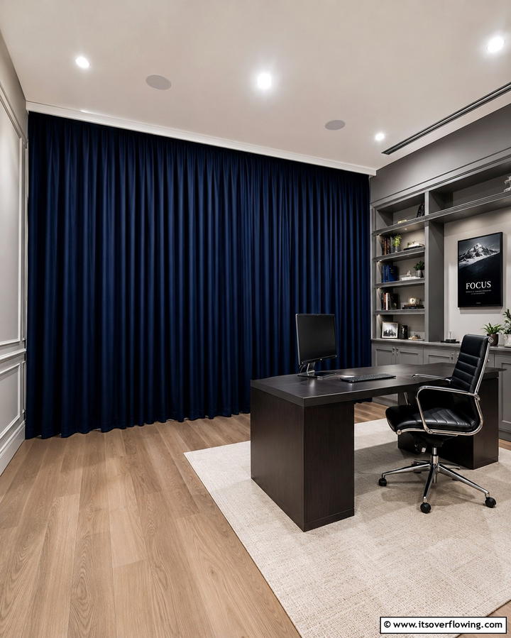 Soundproof Curtains - 25 Podcast Room Ideas for a Professional Setup