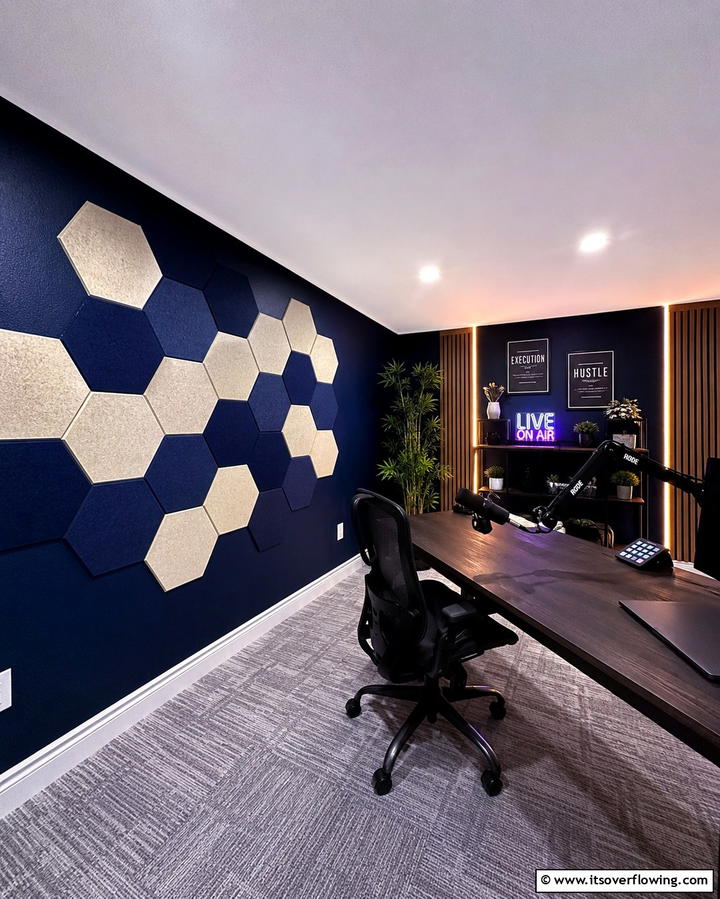 Soundproof Panels - 25 Gamer Girl Room Ideas for a Fun and Stylish Space