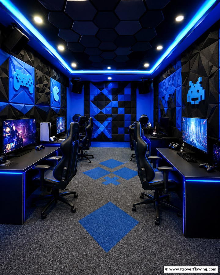 Soundproofing Panels - 25 Exciting Arcade Room Ideas for Game Lovers