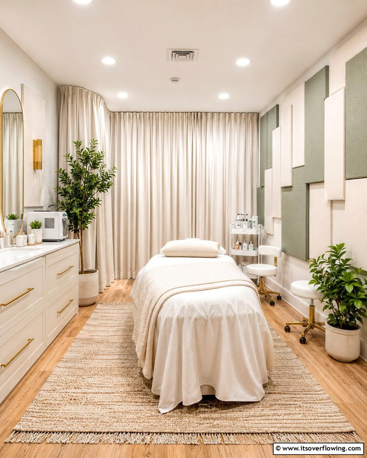 Soundproofing for Enhanced Privacy - 25 Esthetician Room Ideas for a Relaxing and Professional Space