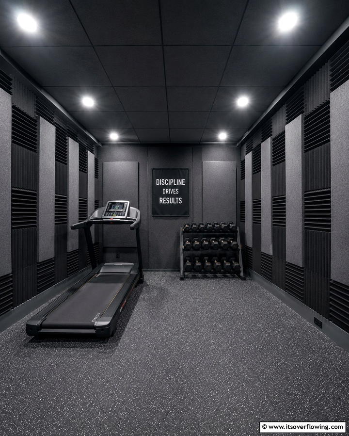 Soundproofing for Noise Control - 25 Basement Gym Ideas for Your Home Workout Space