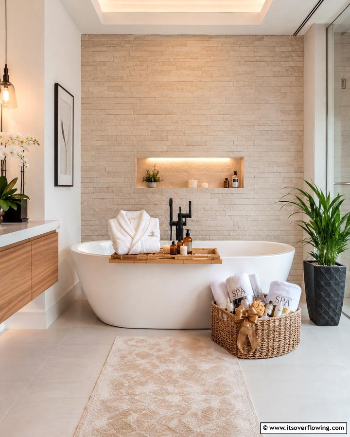 Spa Gift Basket - 30 Thoughtful Wedding Gift Ideas for Modern Brides