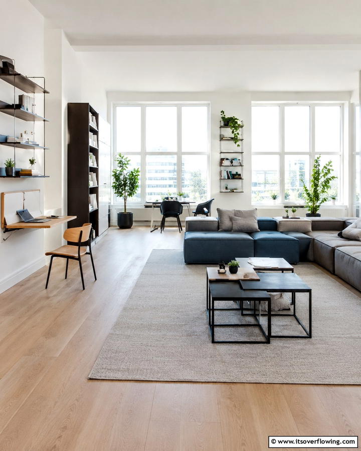 Space Saving Innovations - 30 Pinterest Living Room Decor Ideas for 2024 Trends