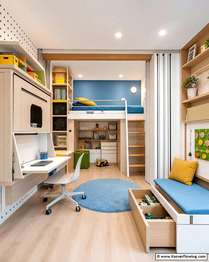 Space Saving Innovations - 21 Kids Room Ideas for Playful and Functional Spaces