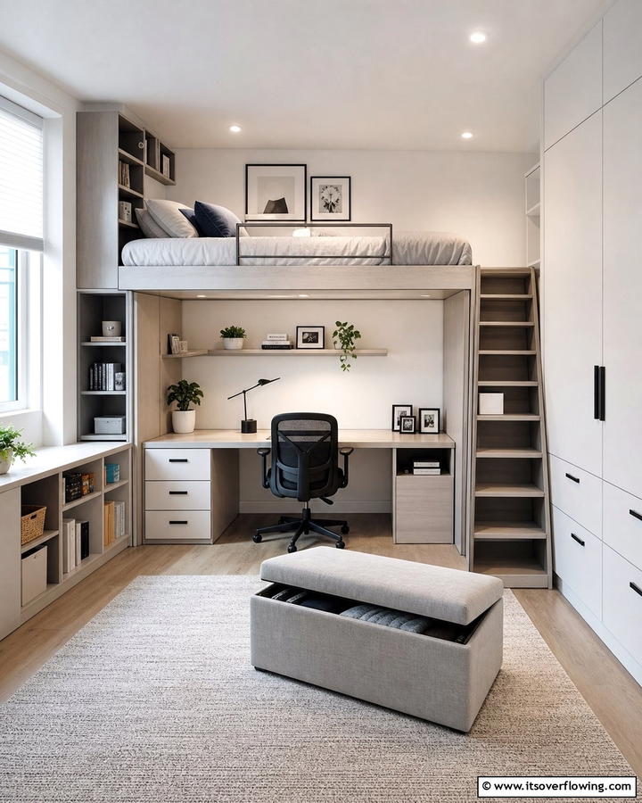 Space Saving Smart Design - 21 Modern Bedroom Interior Design Ideas for Elegant Spaces