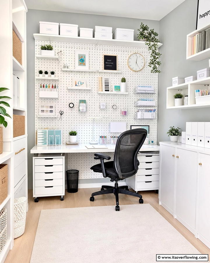 Space Saving Storage Solutions - 21 Small Home Office Ideas for Productive Workspaces