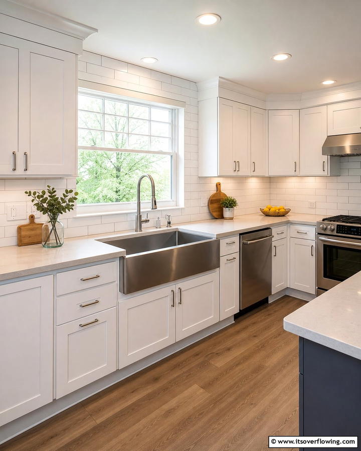 Spacious Deep Basin for Cleaning - 30 Kitchen Sink Ideas Combining Function and Style