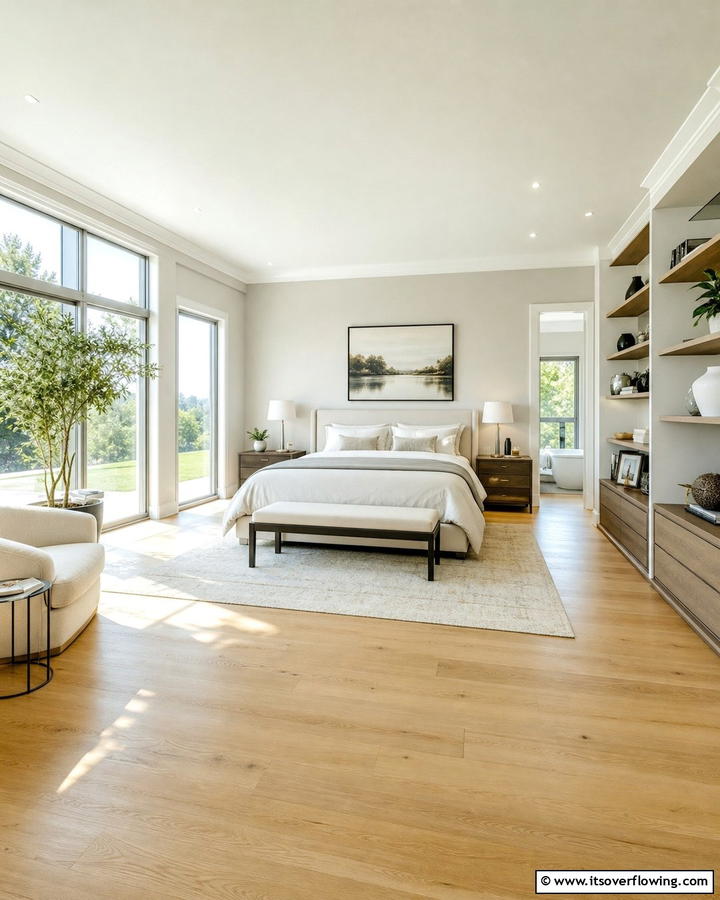 Spacious Open Concept - 21 Primary Bedroom Decor Ideas to Enhance Personal Space