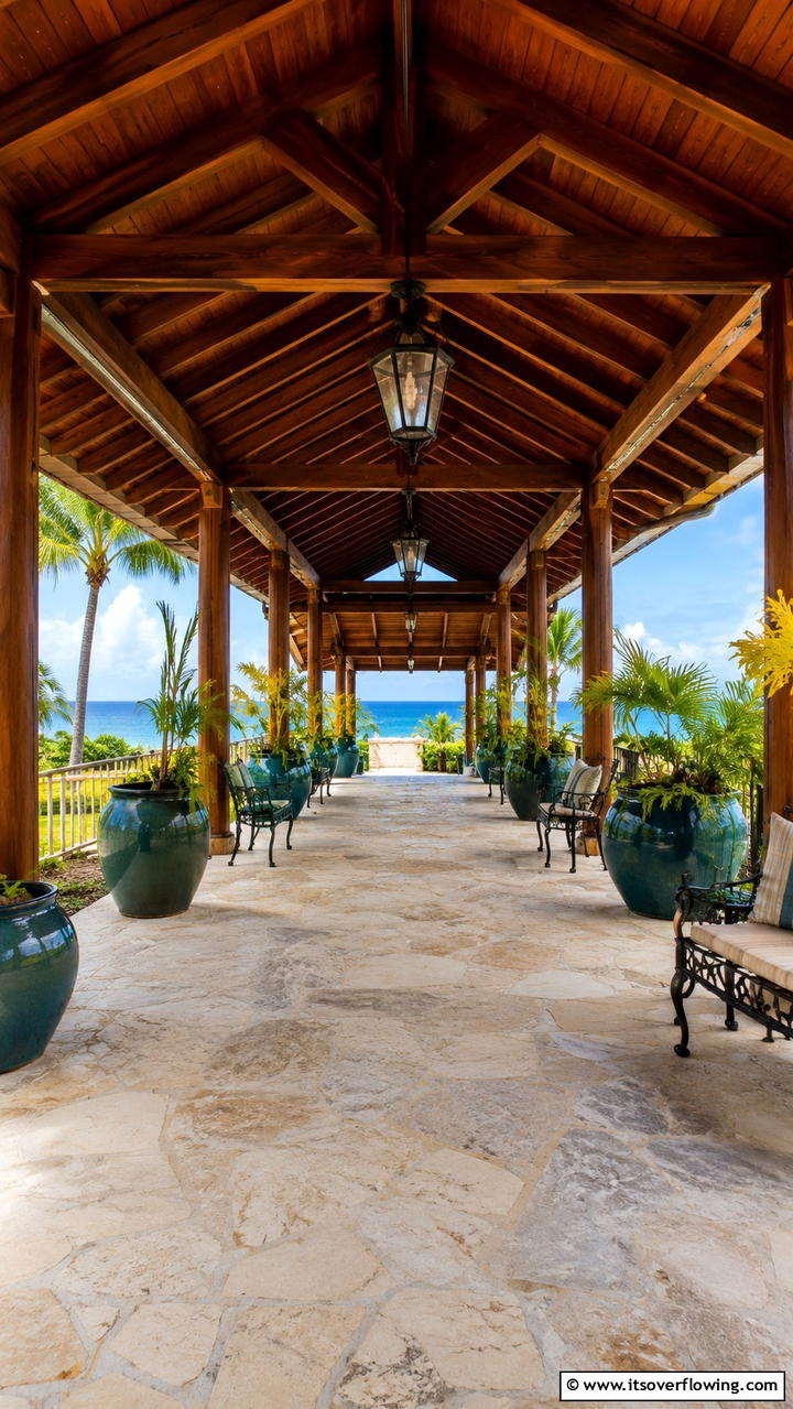 Spacious Outdoor Covered Passage - 30 Covered Walkway Ideas for All-Weather Charm