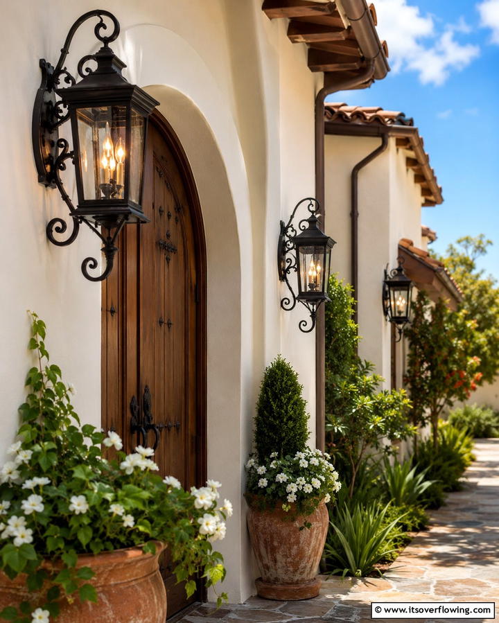 Spanish Style Gateways - 25 Beautiful Front Yard Spanish Style Landscaping Ideas