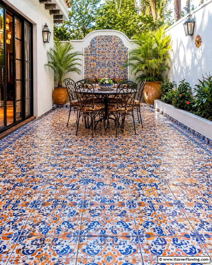 Spanish Tile Mastery - 30 Mexican Style House Design Ideas for Vibrant Homes