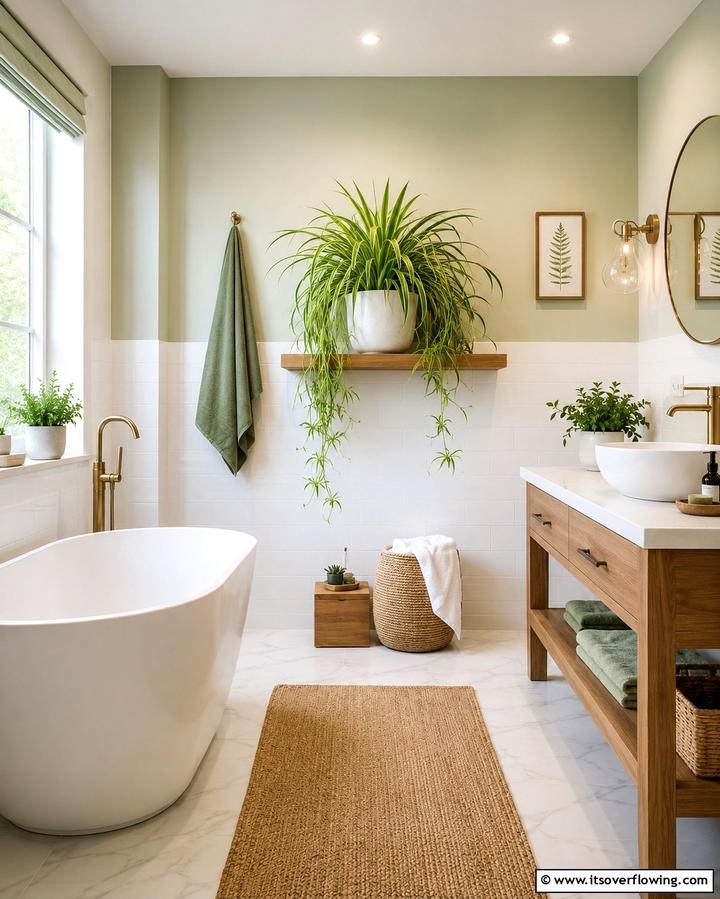 Spider Plant - 30 Best Plants for Bathroom Spaces to Enhance Humidity & Style