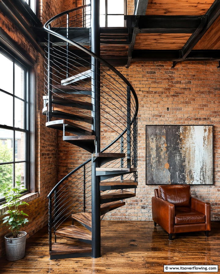 Spiral Contemporary Staircase - 30 Modern Staircase Ideas- Sleek & Architectural Designs