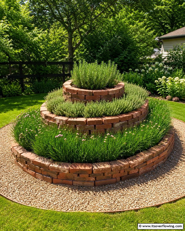 Spiral Herb Gardens - 25 Urban Garden Ideas for Small Spaces