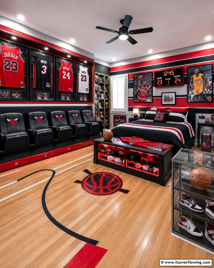 Sports Fan Paradise - 21 Boys’ Room Ideas- Themed Decor & Functional Layouts