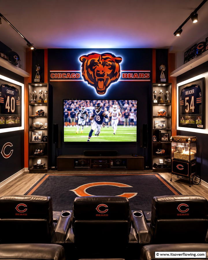 Sports Team Logo Sign - 20 Man Cave Sign Ideas for a Personalized Space