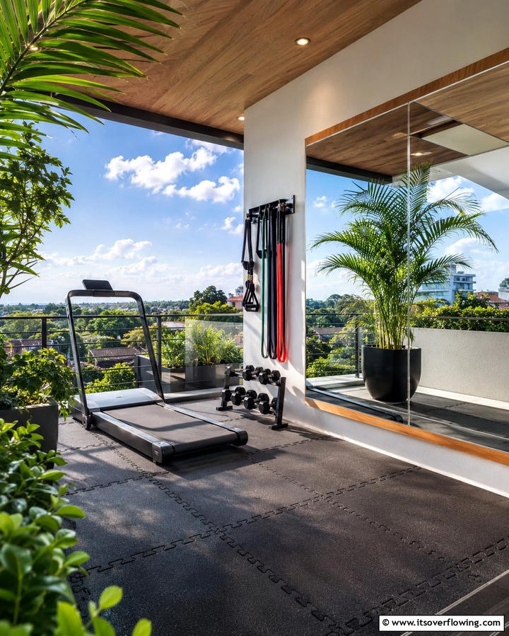 Sports and Fitness Corner - 25 Large Balcony Ideas for Stunning Outdoor Spaces