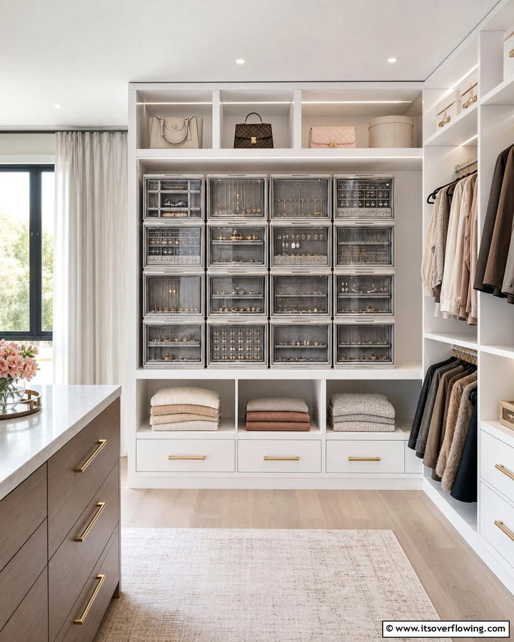 Stackable Jewelry Bins - 30 Innovative Jewelry Storage Ideas for Organized Accessories