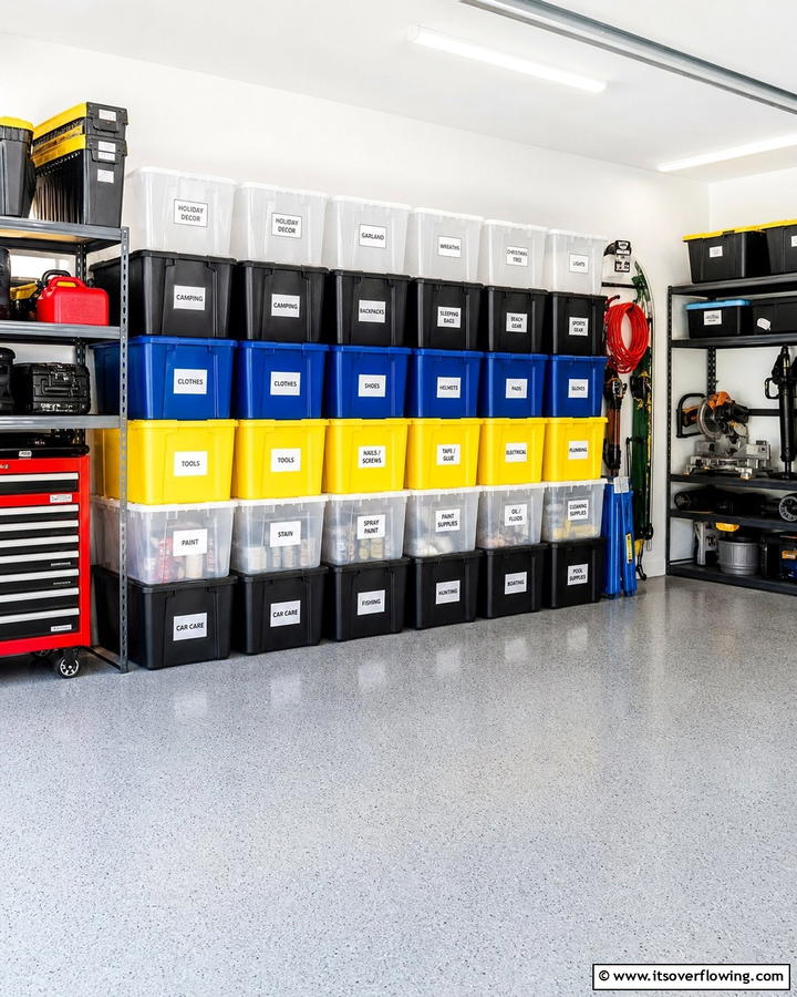 Stackable Storage Bins for Efficient Space Use - 21 Garage Storage Ideas to Organize Your Cluttered Space
