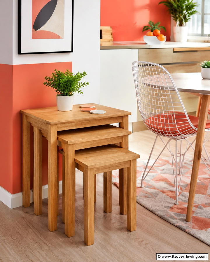 Stackable Table Set - 25 Small Kitchen Table Ideas for Cozy Meals