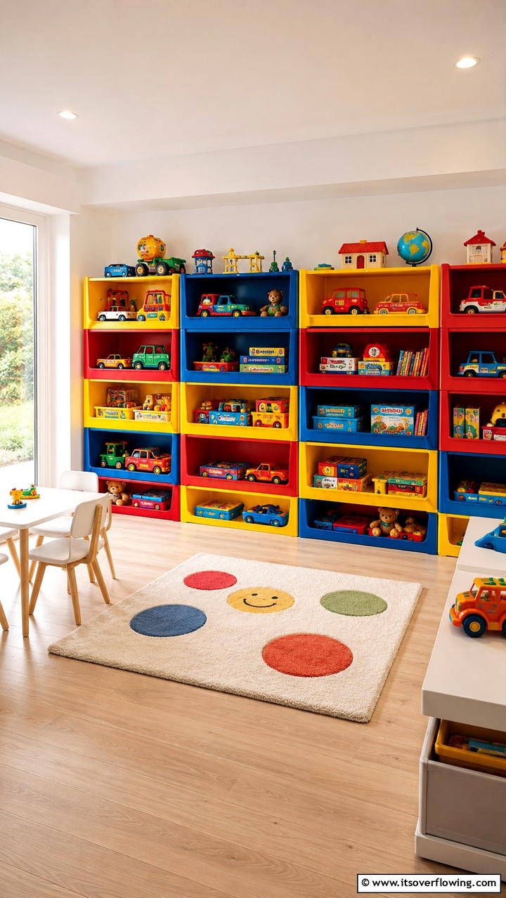 Stackable Toy Boxes - 21 Smart Toy Storage Ideas to Declutter Kids’ Spaces Efficiently