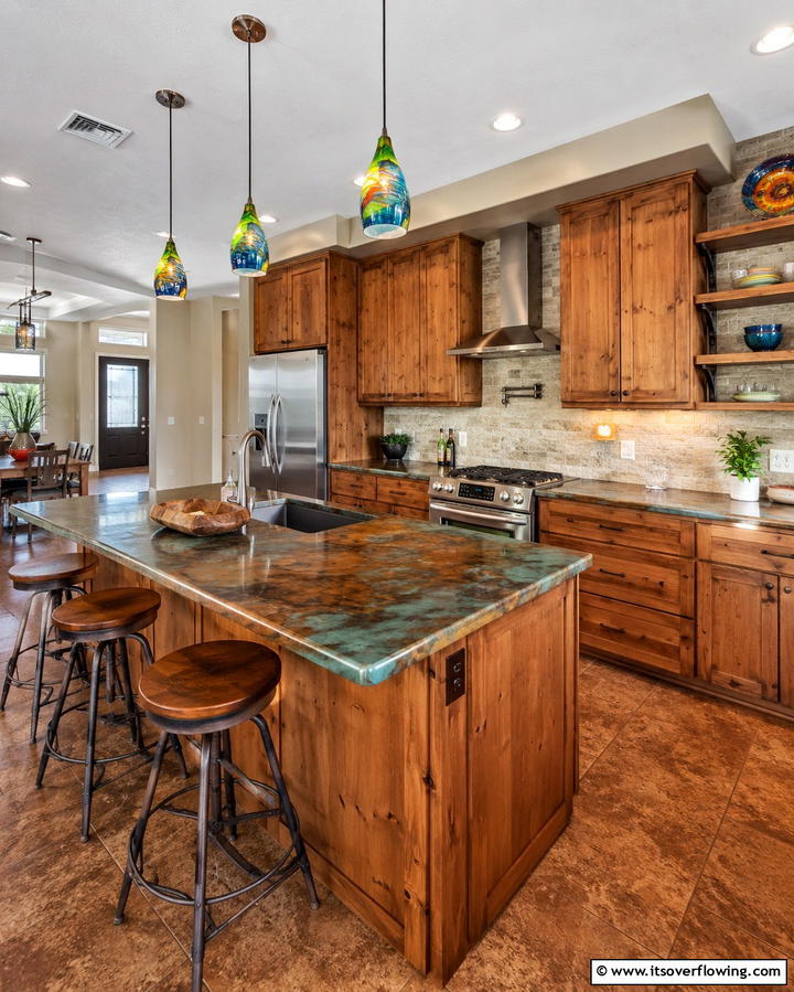 Stained Concrete Surfaces - 25 Concrete Countertop Ideas for a Durable and Stylish Kitchen