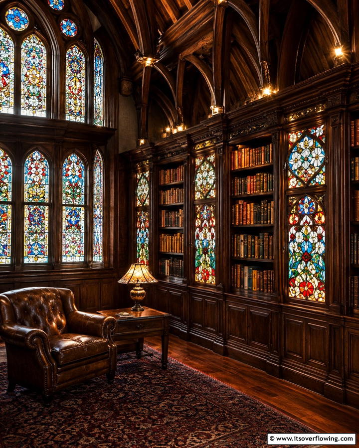 Stained Glass Accents - 25 Medieval Home Decor Ideas for a Unique Style