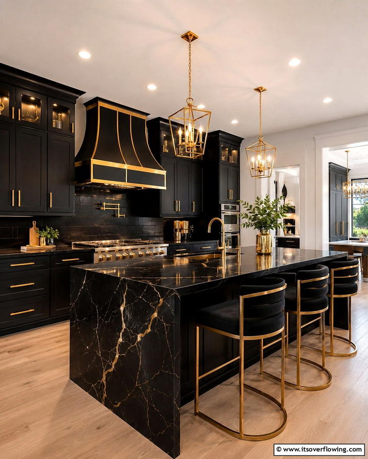 Stained Glass Panels - 30 Gothic Kitchen Ideas for Dramatic Dark Aesthetic Spaces