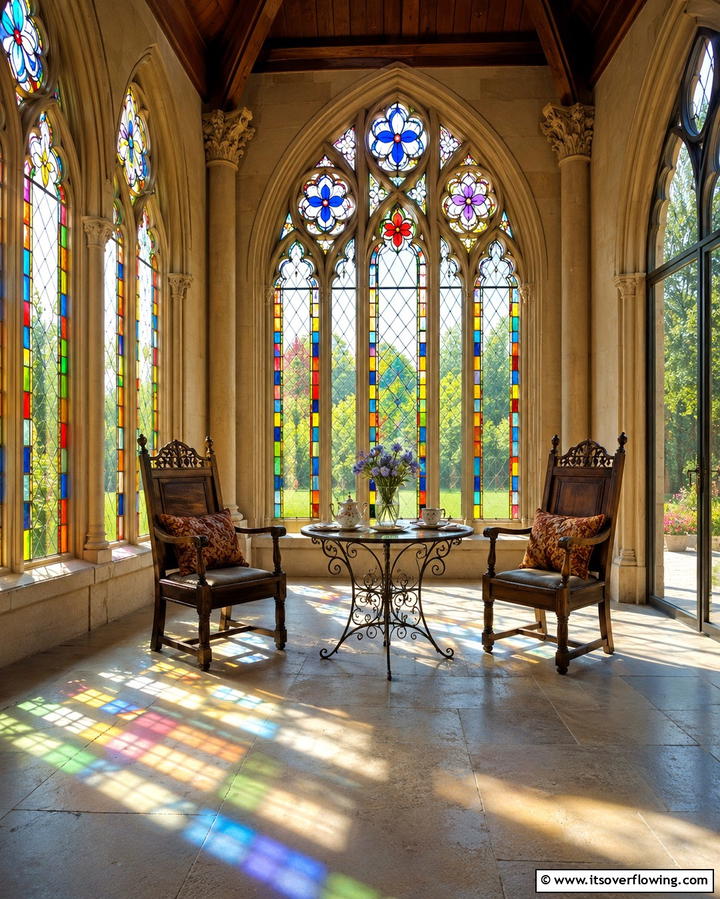 Stained Glass Windows - 25 Medieval Home Decor Ideas for a Unique Style