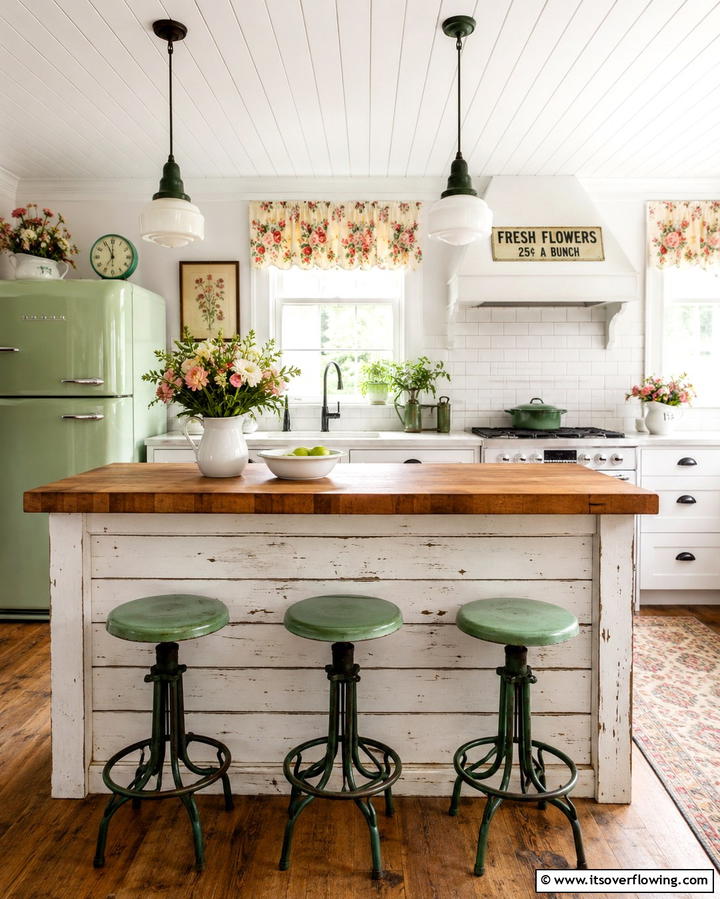 Stained Shiplap for a Rich Elegant Finish - 25 Shiplap Kitchen Island Ideas for a Farmhouse Feel