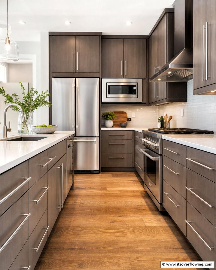 Stainless Steel Drawer Pulls and Handles - 25 Kitchen With Stainless Steel Appliances Ideas
