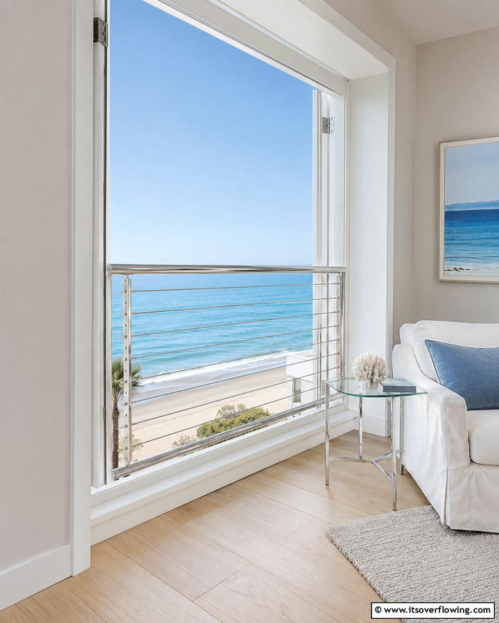 Stainless Steel Juliet Balcony - 25 Romantic Juliet Balcony Ideas for Dreamy Outdoor Views