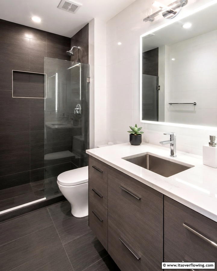 Stainless Steel Sinks for Durability - 20 Small Bathroom Sink Ideas for a Functional and Stylish Space
