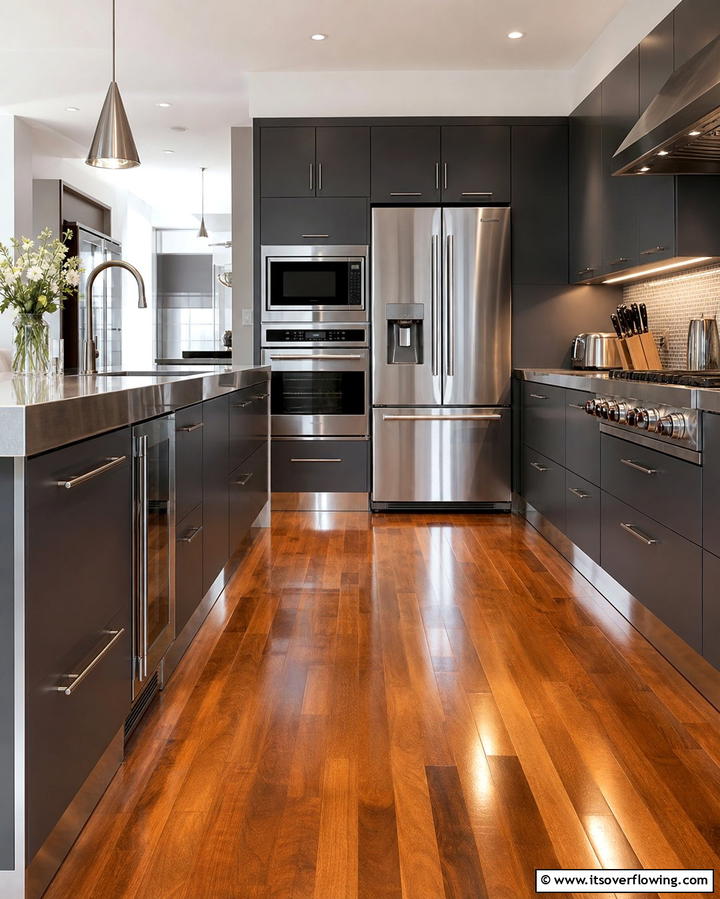Stainless Steel Toe Kicks - 25 Kitchen With Stainless Steel Appliances Ideas