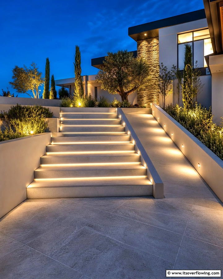 Staircase and Ramp Lighting - 21 Landscape Lighting Ideas to Illuminate Outdoor Spaces