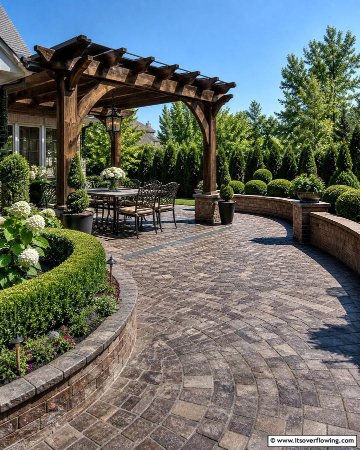 Stamped Concrete - 25 Patio Flooring Ideas to Transform Your Outdoor Space