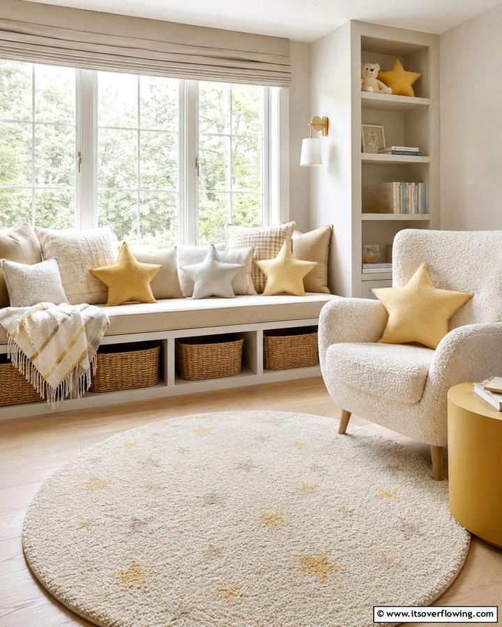 Star Shaped Cushions - 25 Space-themed Nursery Ideas for a Galactic Dream