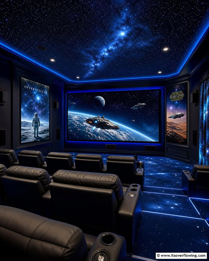 Star Wars Home Theater Setup - 20 Star Wars Man Cave Ideas for Ultimate Fans