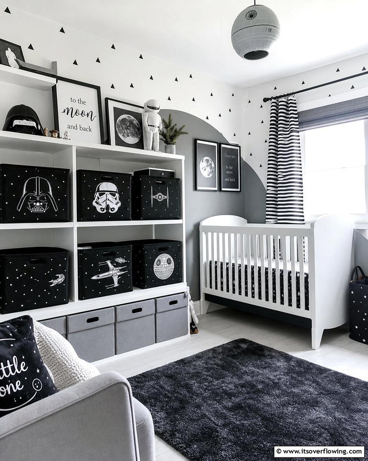 Star Wars Themed Storage - 20 Star Wars Nursery Ideas for the Ultimate Fan Baby Room
